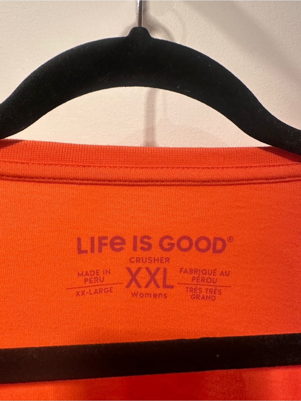 NEW Life Is Good Orange Sand Dollar Graphic Tee XXL - Picture 5 of 8